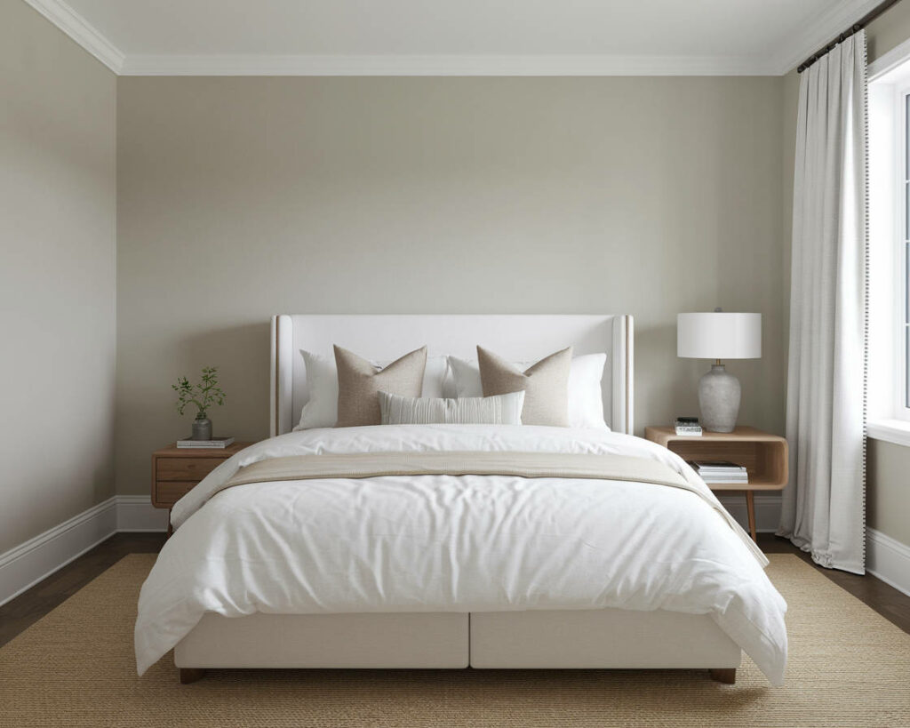 13. Modern Rustic Neutral Bedroom