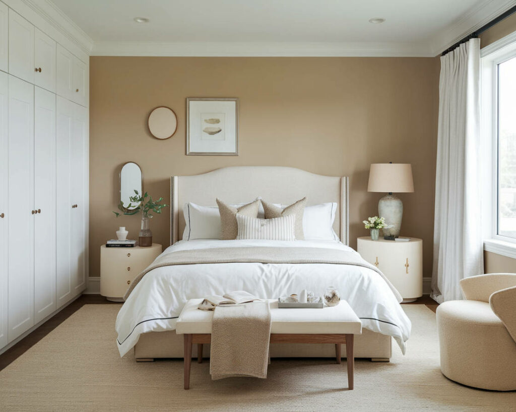 14. Neutral Glam Neutral Bedroom