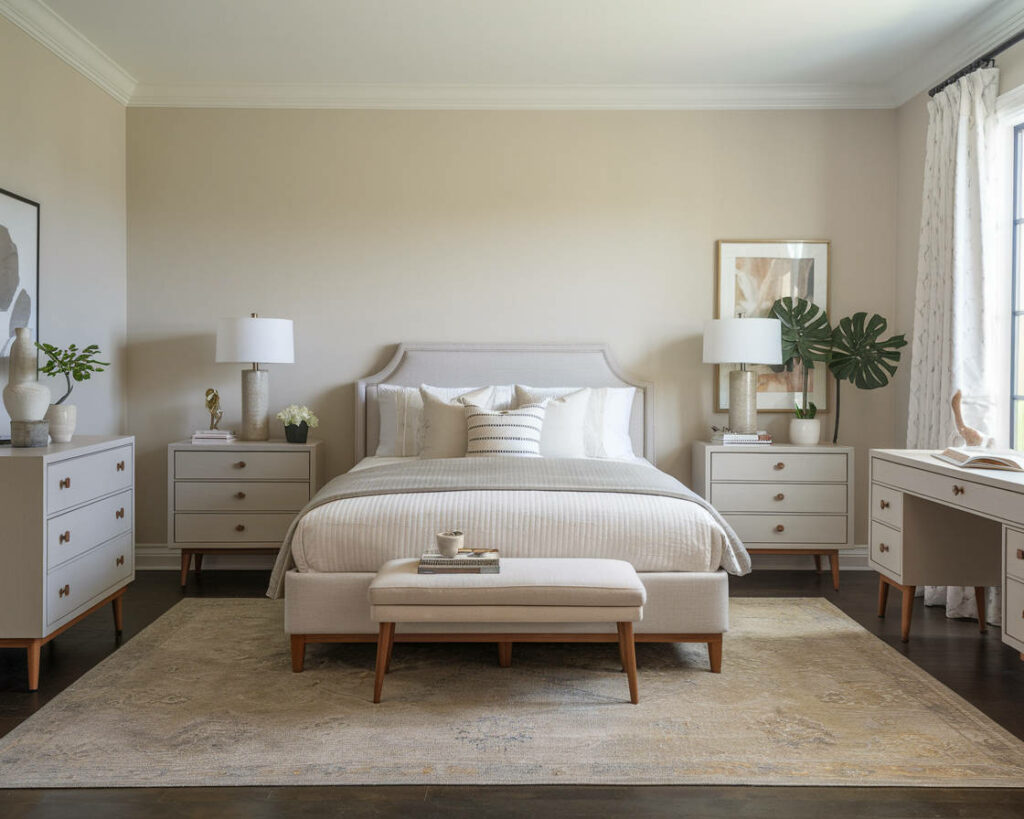 19. Scandinavian-Inspired Neutral Bedroom