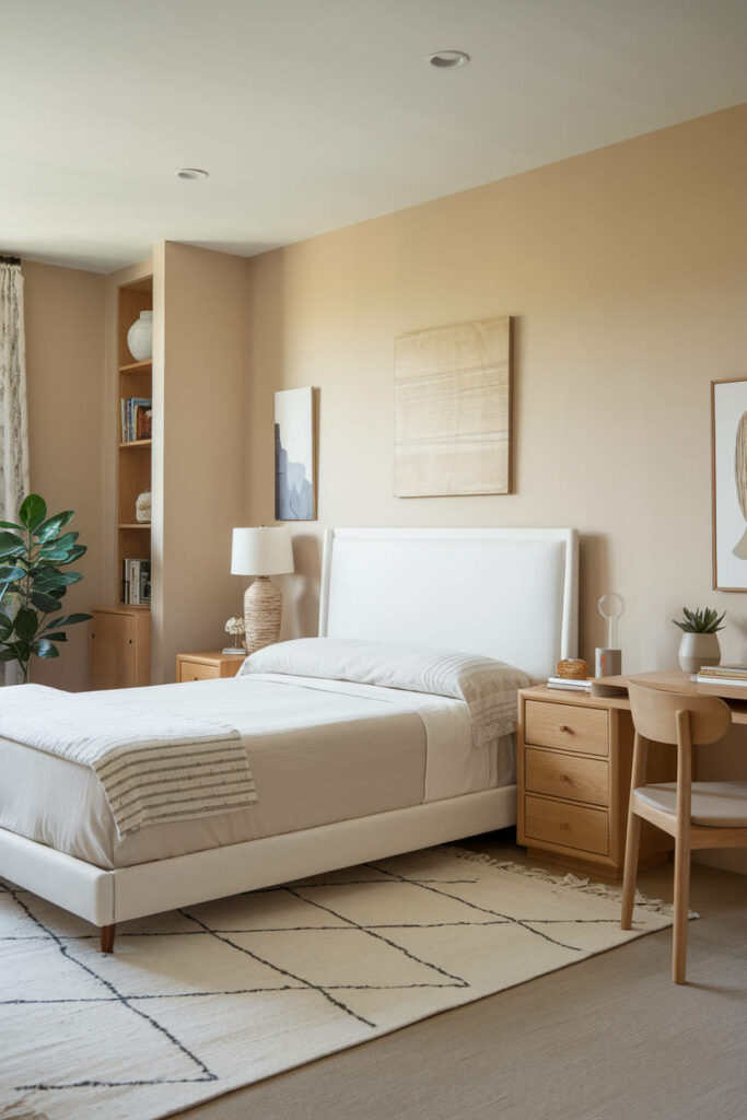 27. Neutral Coastal Bedroom