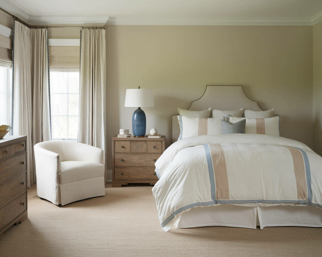 8. Soft Blue Accent Neutral Bedroom