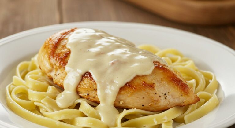 Baked Chicken With Alfredo Sauce Recipe
