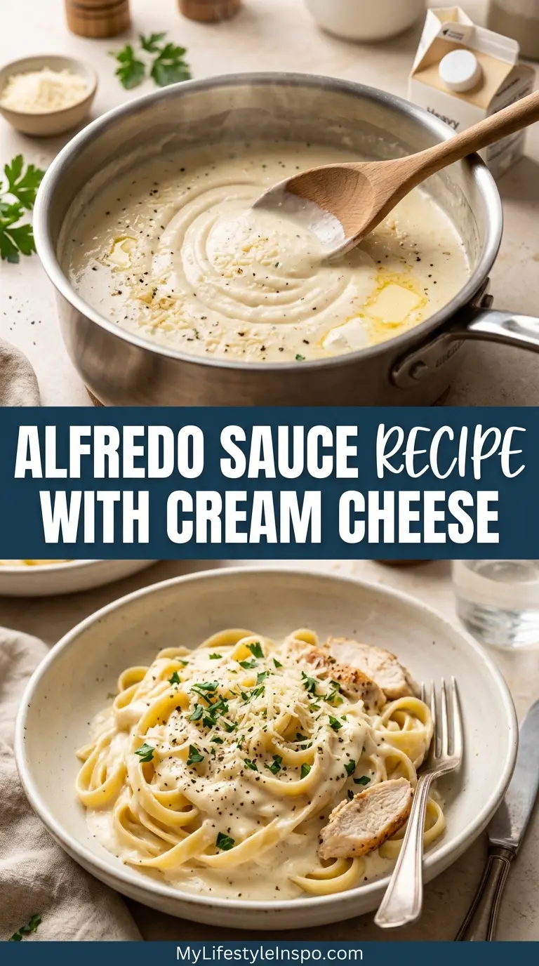 Alfredo Sauce Recipe with Cream Cheese