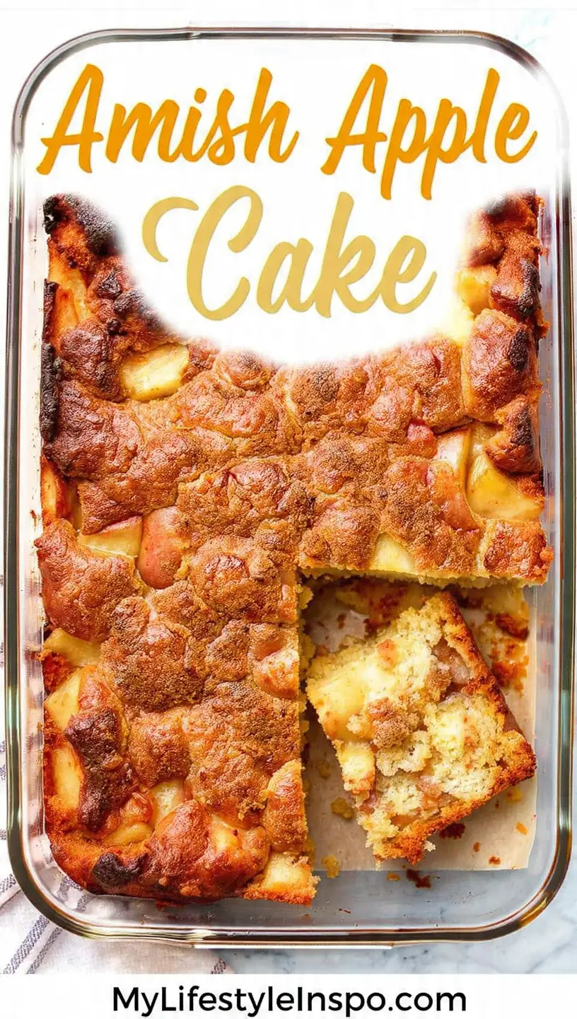 Amish Apple Cake Recipe