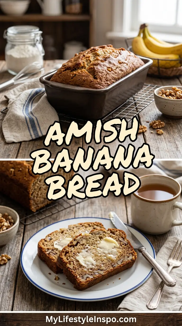Amish Banana Bread Recipe