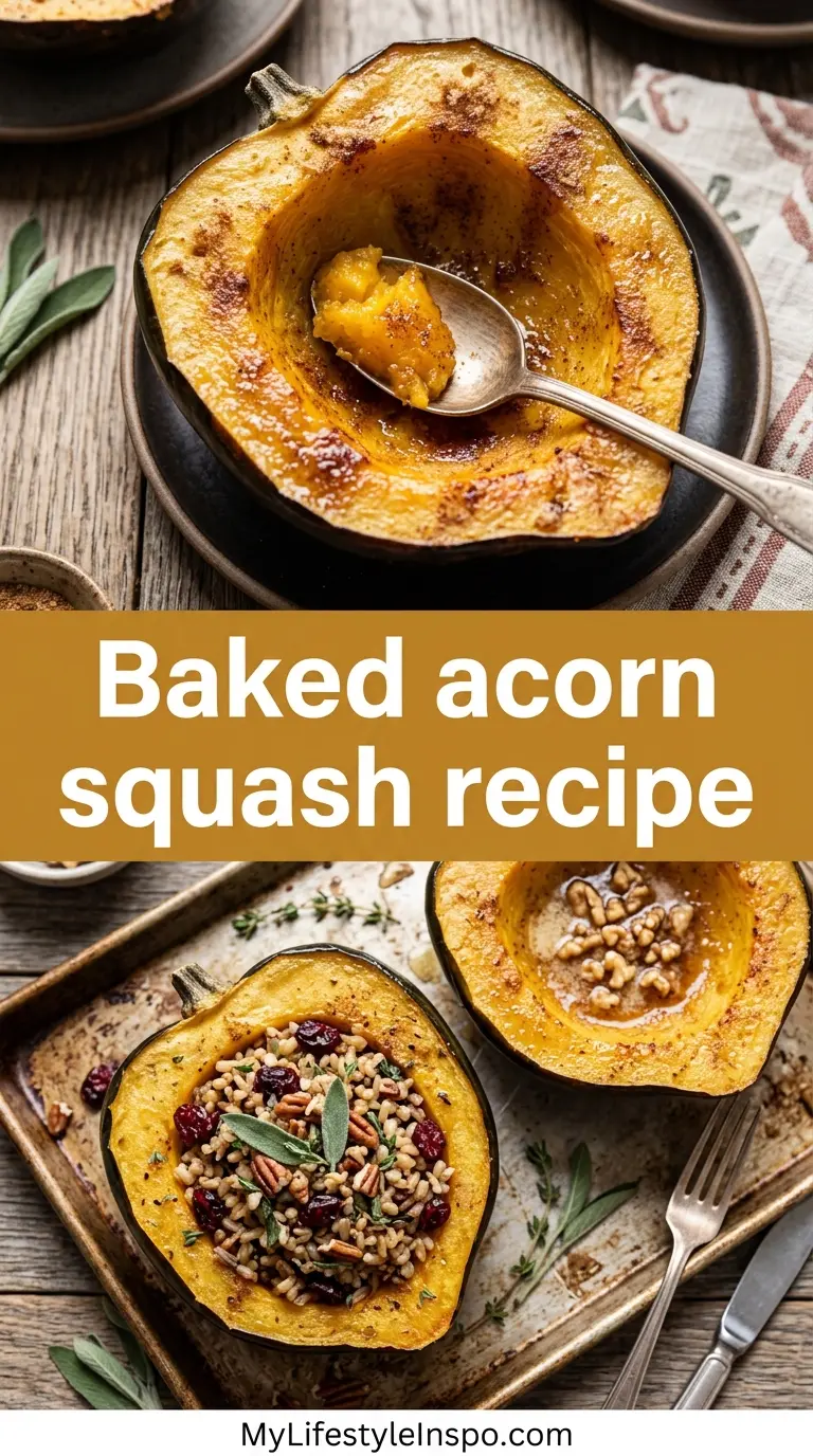 Baked Acorn Squash Recipe
