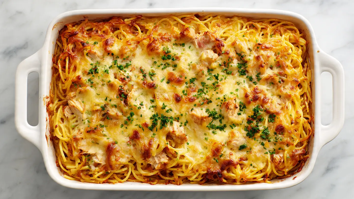 Baked Chicken Spaghetti Recipe