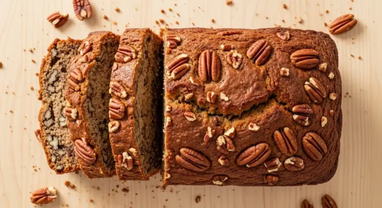 Banana Nut Bread Recipe with Pecans
