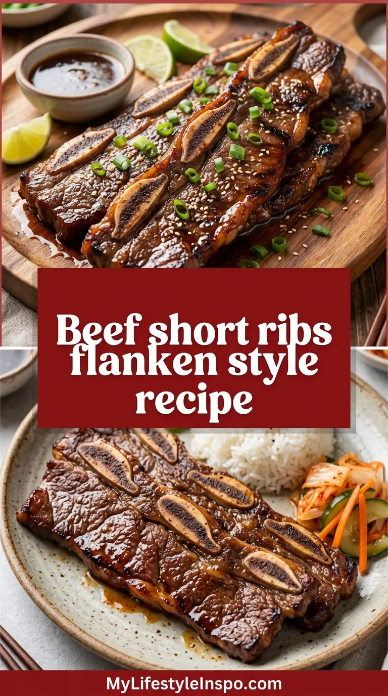 Beef Short Ribs Flanken Style Recipe