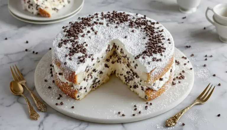 Cannoli Poke Cake Recipe