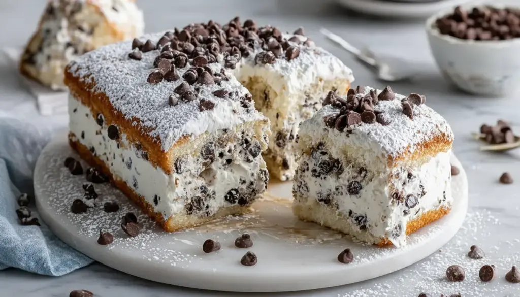 Cannoli Poke Cake Recipe