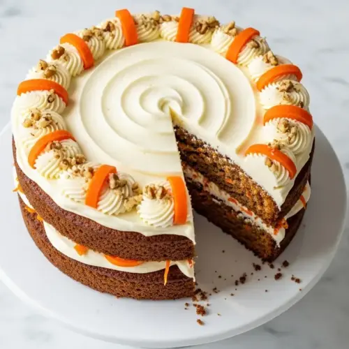 Carrot Cake with Cream Cheese Frosting Recipe