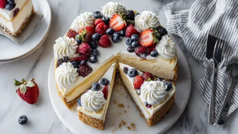 Cheesecake Ice Cream Cake Recipe