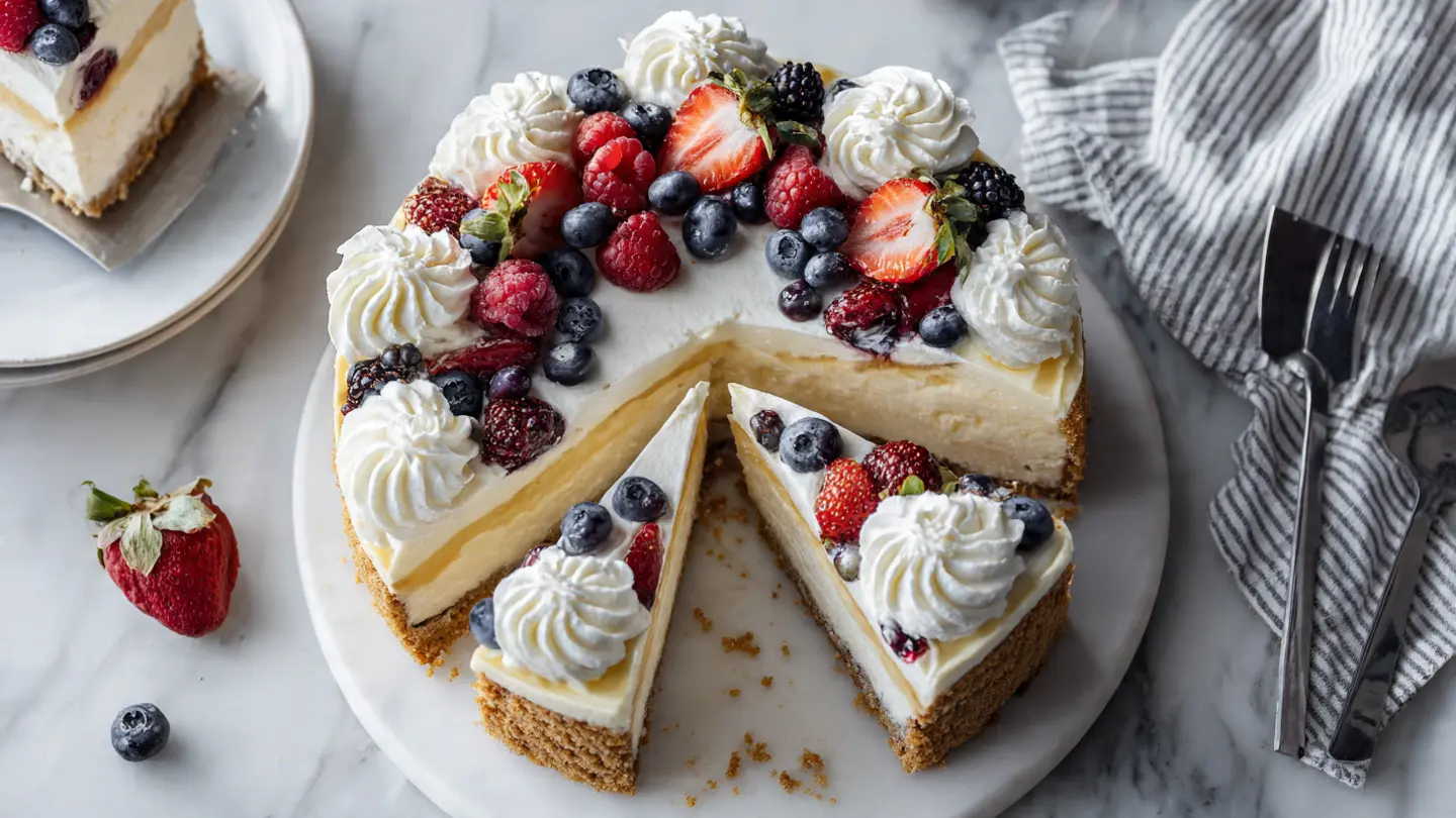 Cheesecake Ice Cream Cake Recipe