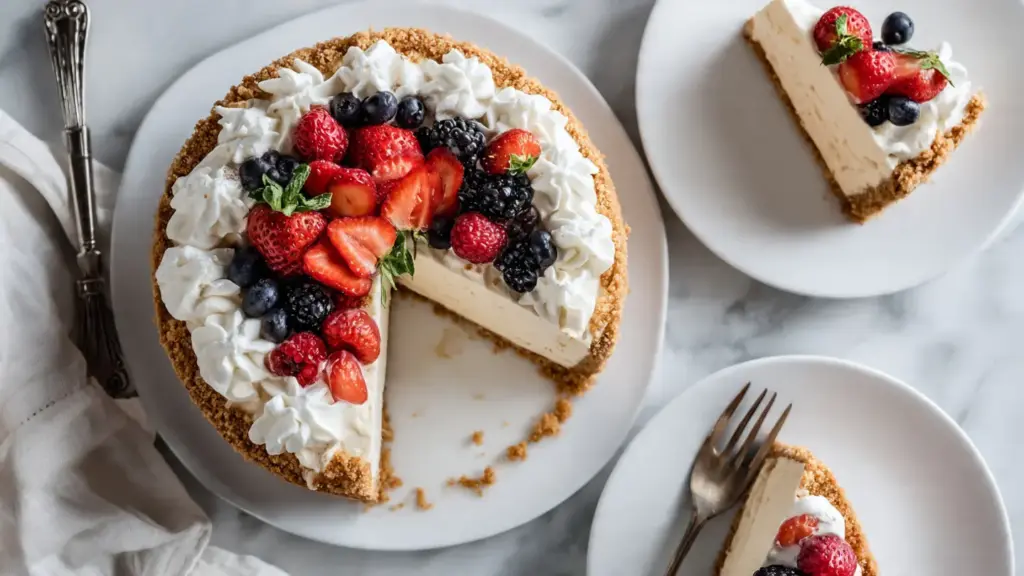 Cheesecake Ice Cream Cake Recipe