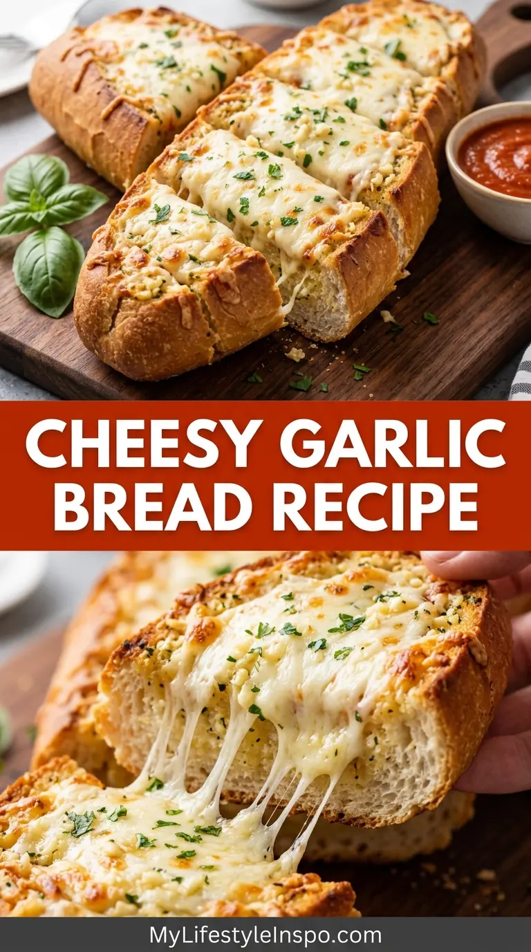 Cheesy Garlic Bread Recipe