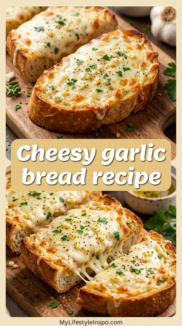 Cheesy Garlic Bread Recipe