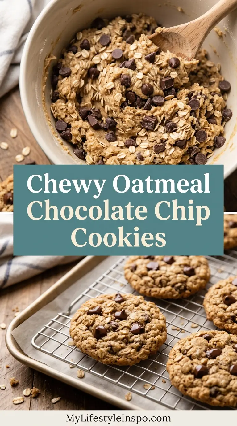 Chewy Oatmeal Chocolate Chip Cookie Recipe