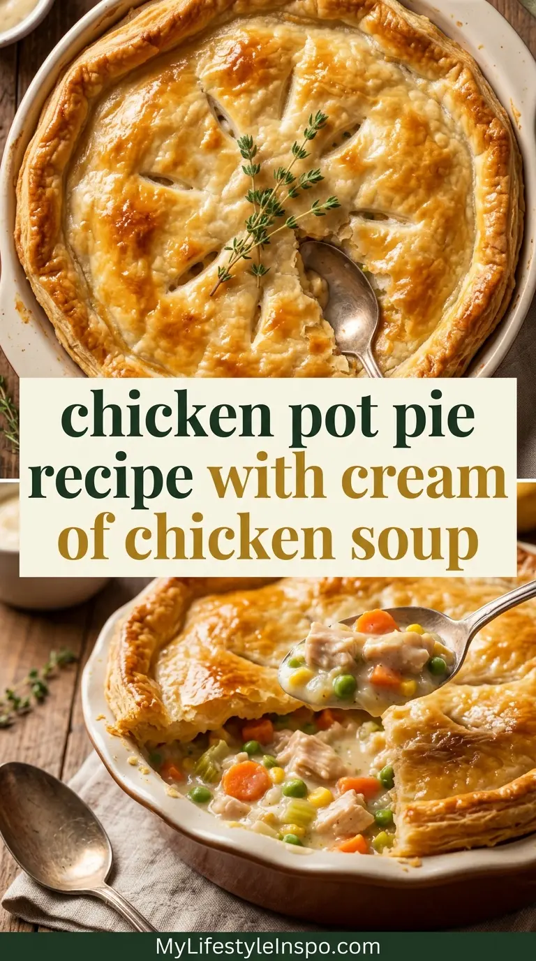 Chicken Pot Pie Recipe with Cream of Chicken Soup
