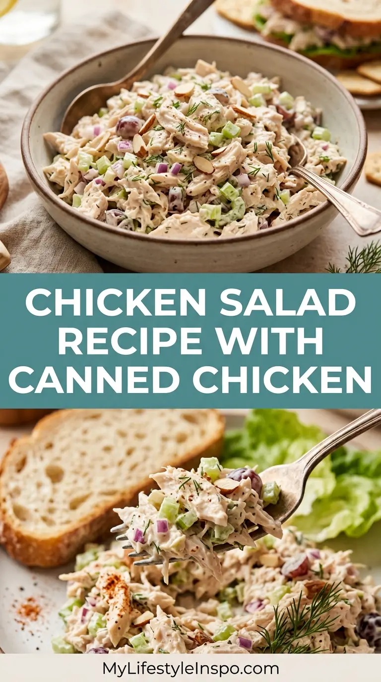 Chicken Salad Recipe with Canned Chicken