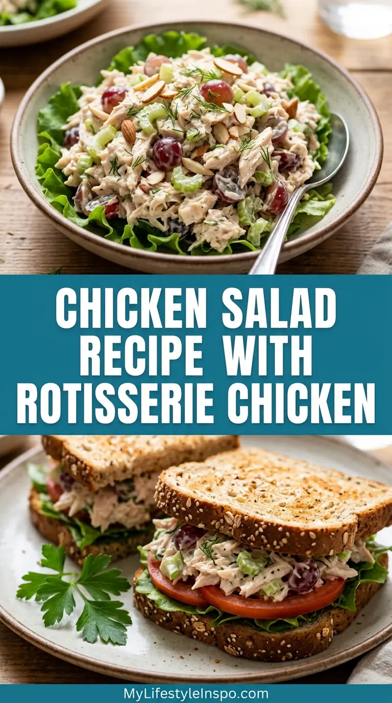 Chicken Salad Recipe with Rotisserie Chicken