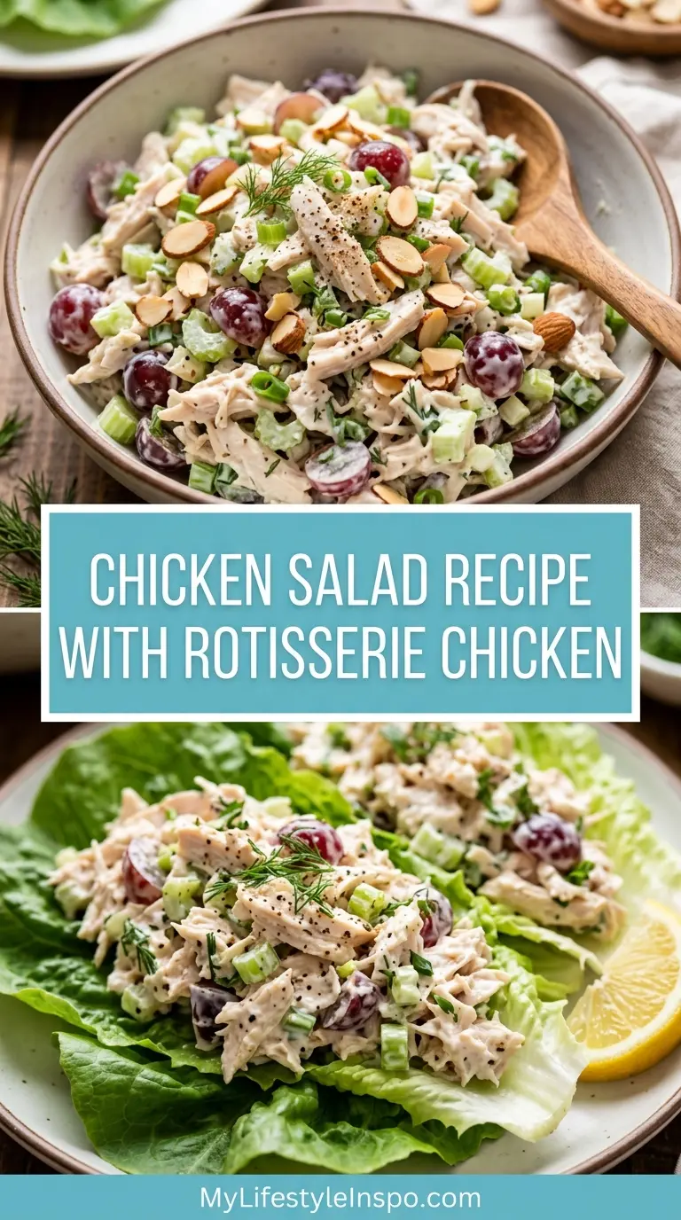 Chicken Salad Recipe with Rotisserie Chicken