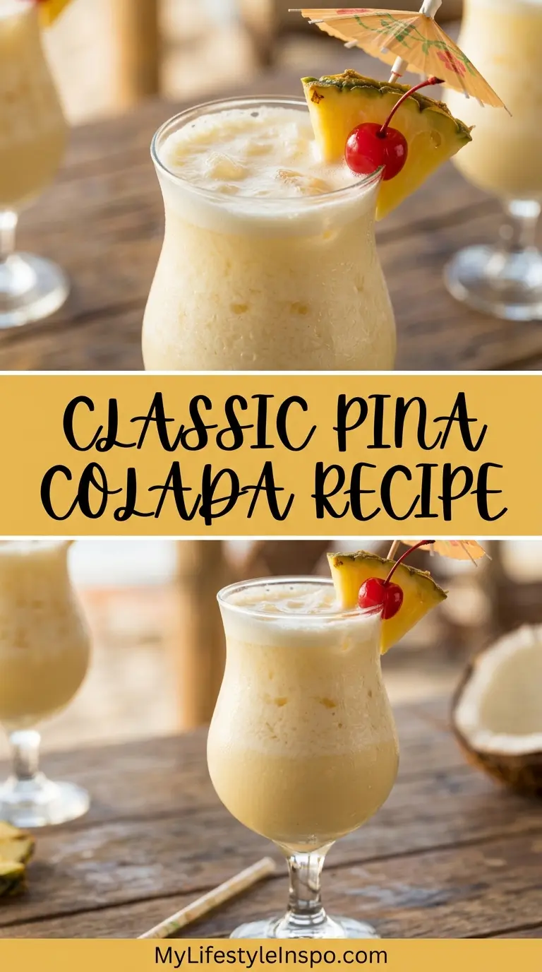 Classic Pina Colada Recipe