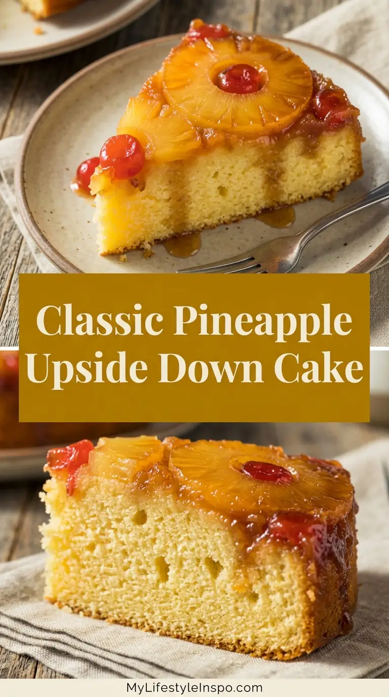 Classic Pineapple Upside Down Cake Recipe