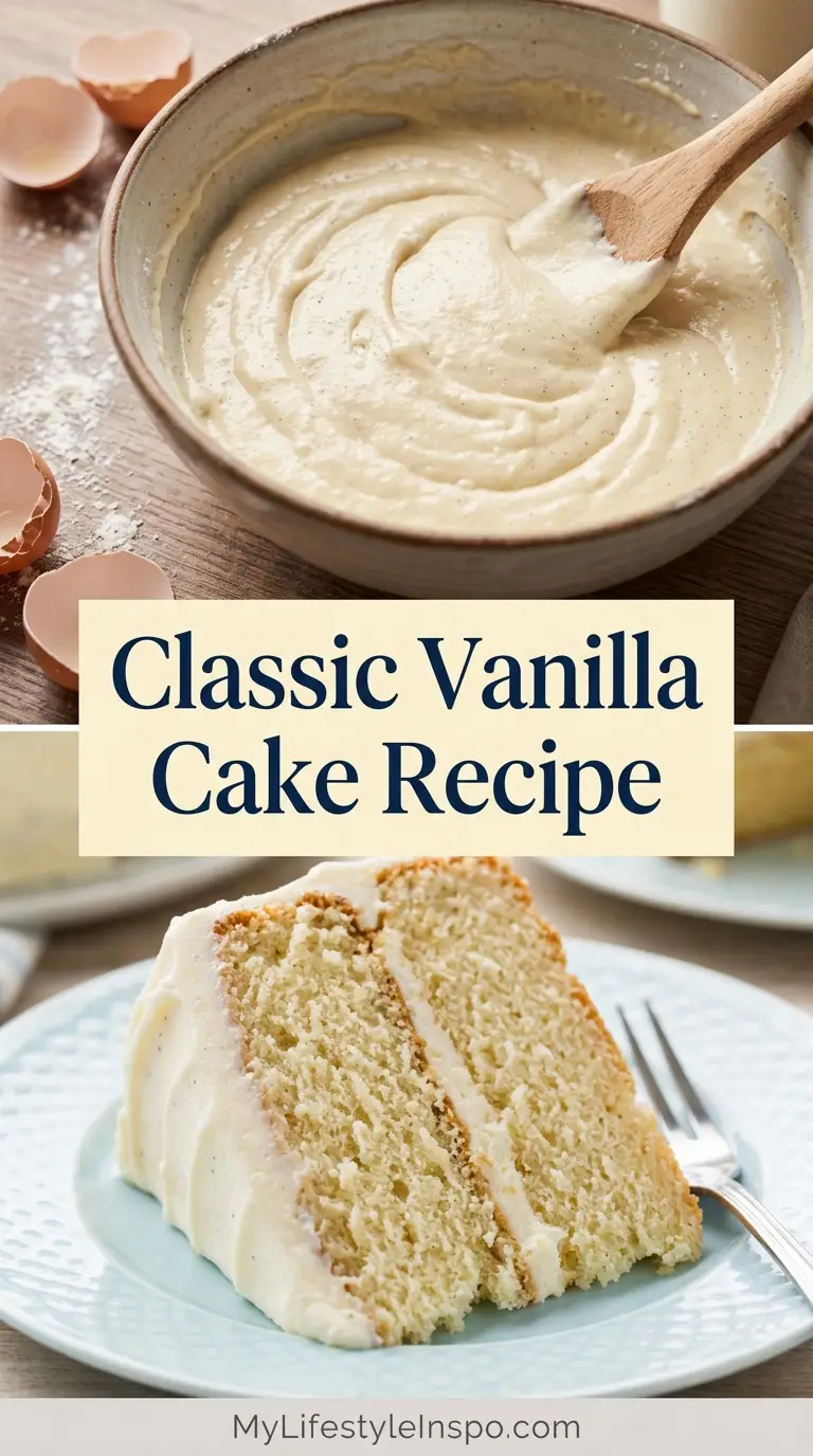 Classic Vanilla Cake Recipe