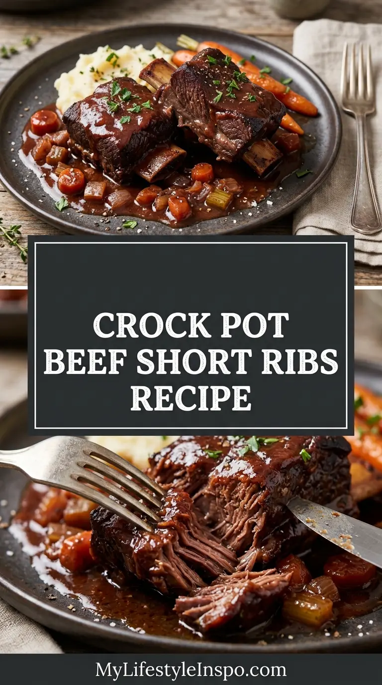 Crock Pot Beef Short Ribs Recipe
