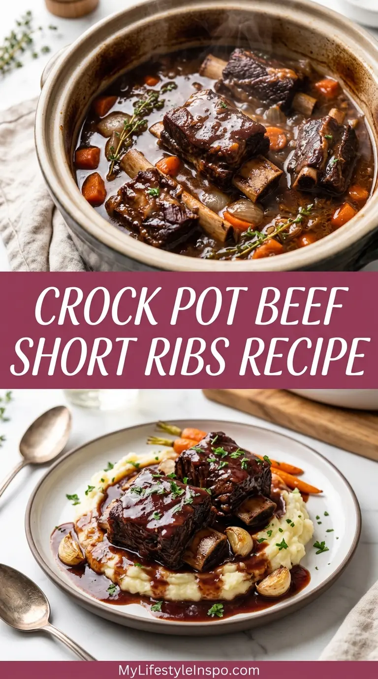 Crock Pot Beef Short Ribs Recipe