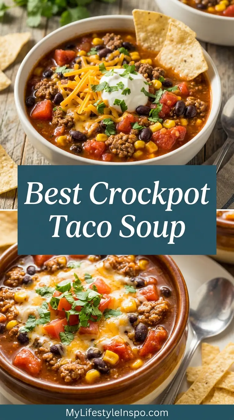 Crockpot Taco Soup Recipe