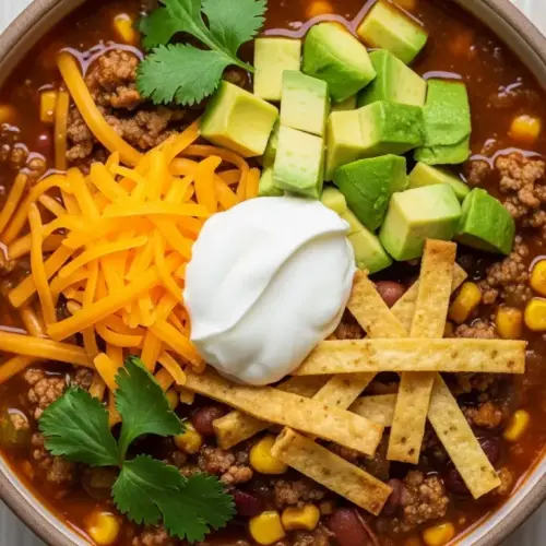 Crockpot Taco Soup Recipe