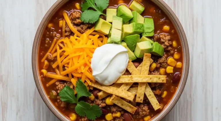 Crockpot Taco Soup Recipe