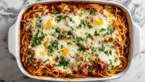 Easy Baked Spaghetti Recipe