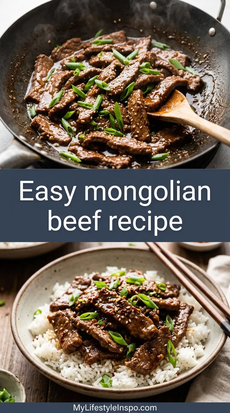 Easy Mongolian Beef Recipe