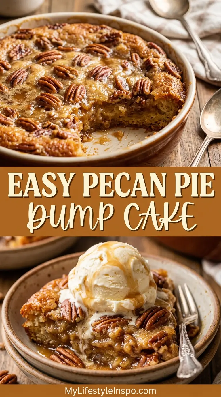 Easy Pecan Pie Dump Cake Recipe