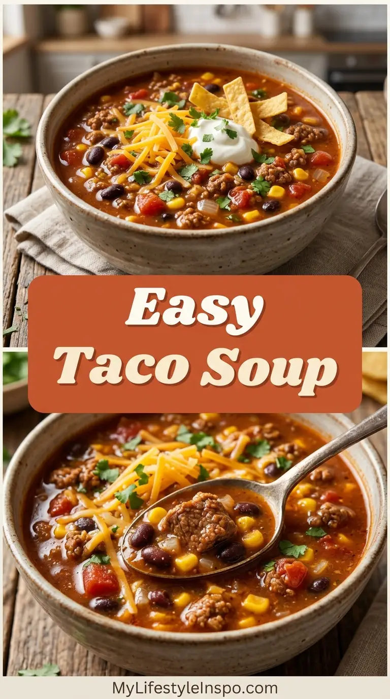 Easy Taco Soup Recipe