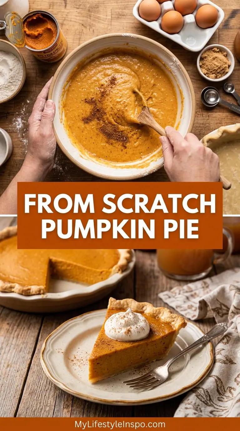 From Scratch Pumpkin Pie Recipe