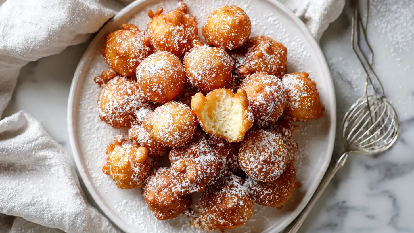 Funnel Cake Bites Recipe