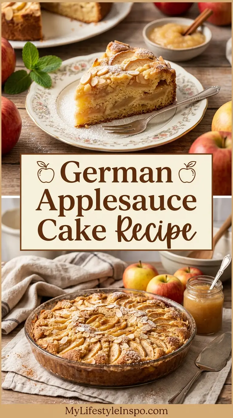 German Applesauce Cake Recipe