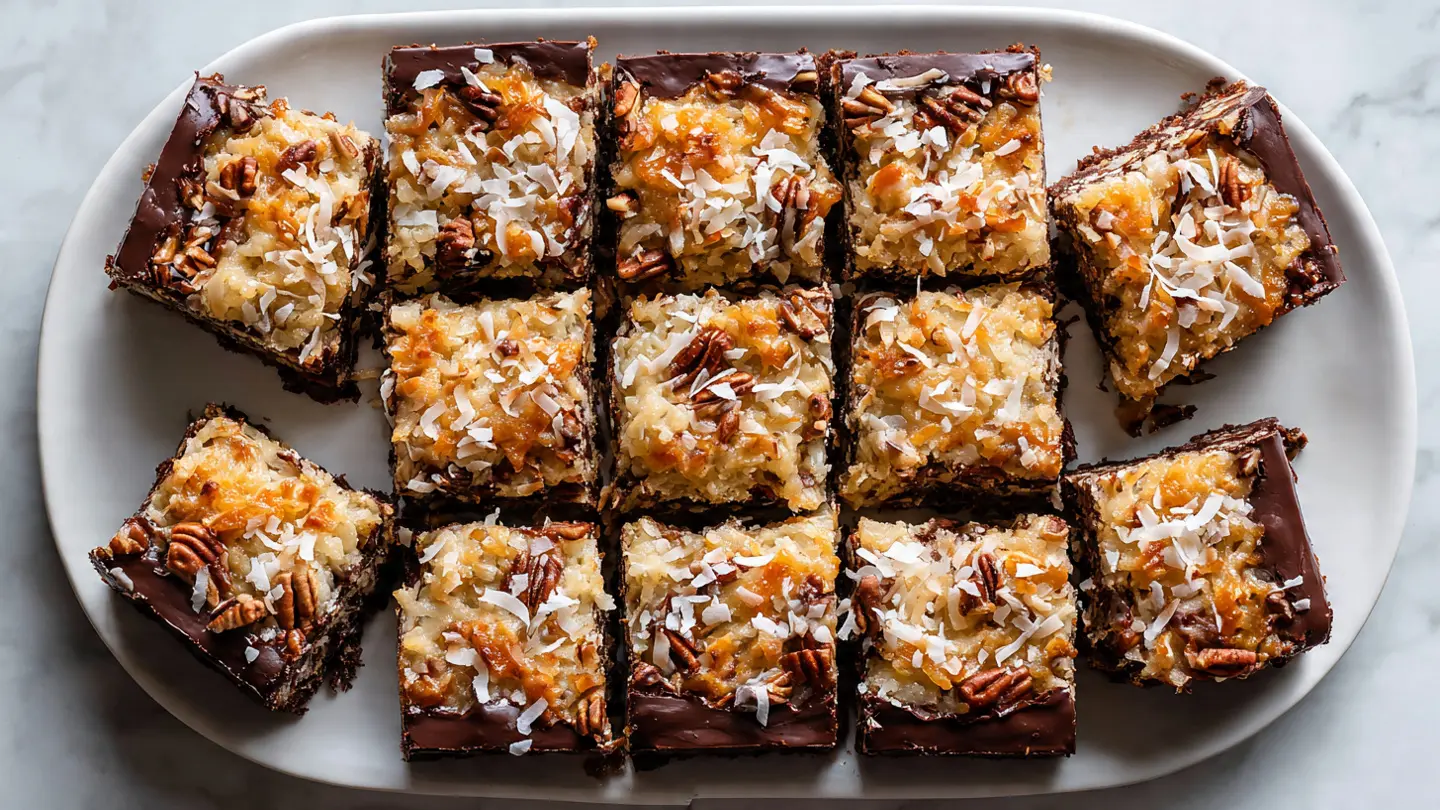 German Chocolate Cake Bars Recipe