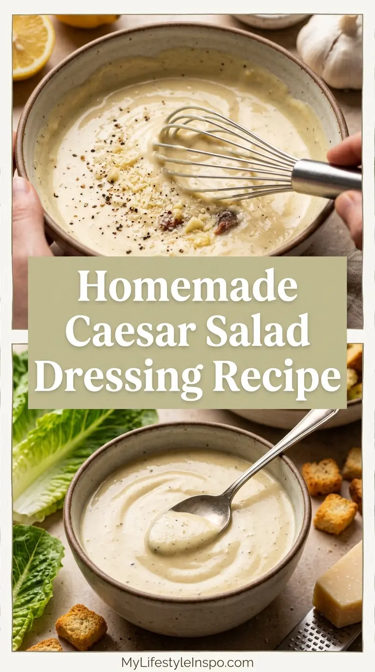 Homemade Caesar Salad Dressing Recipe