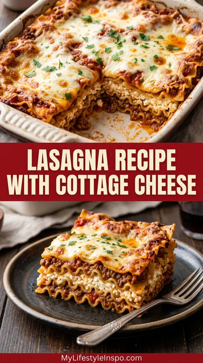 Lasagna Recipe with Cottage Cheese