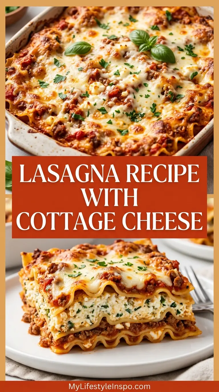 Lasagna Recipe with Cottage Cheese