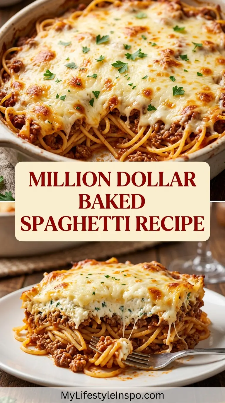 Million Dollar Baked Spaghetti Recipe