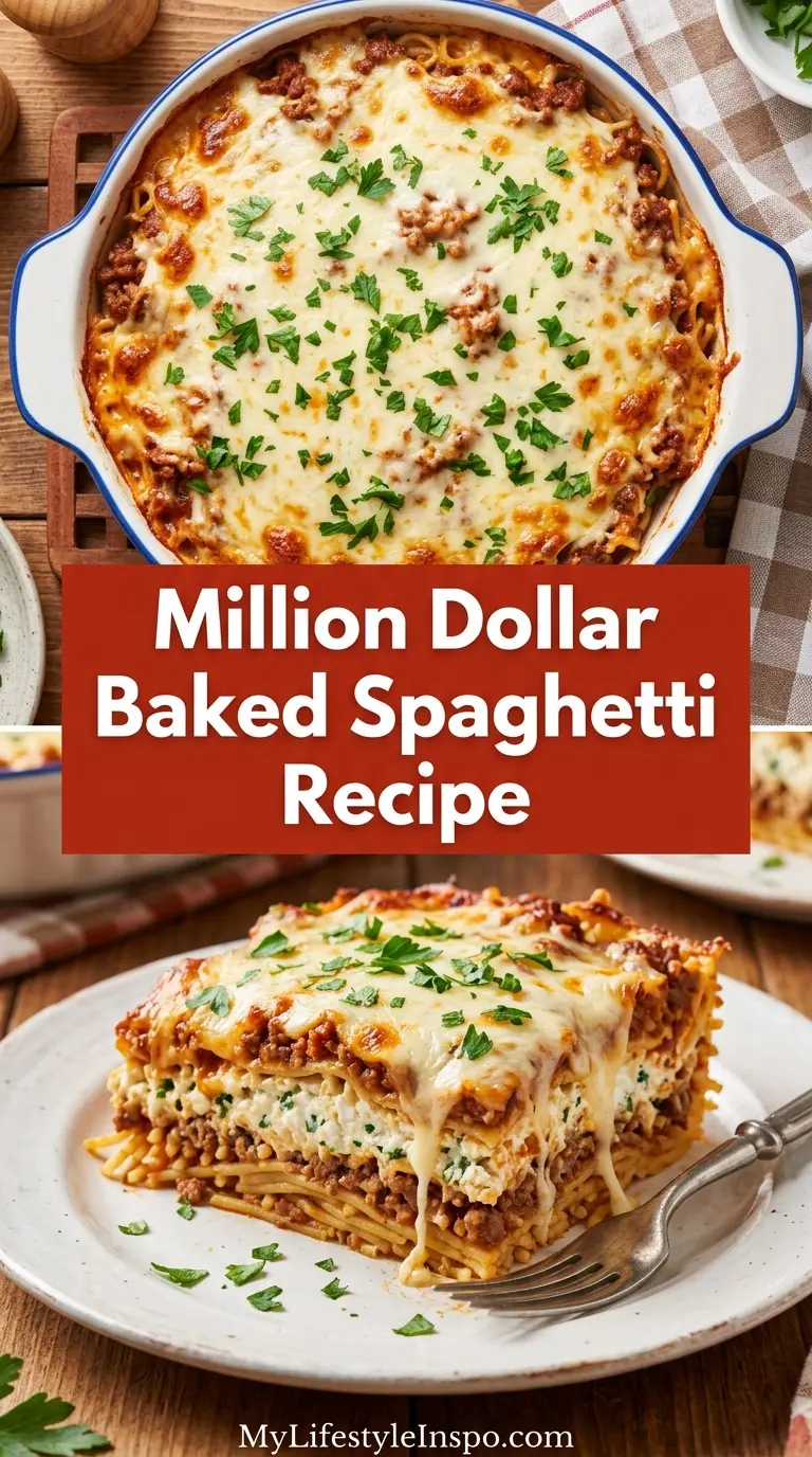 Million Dollar Baked Spaghetti Recipe