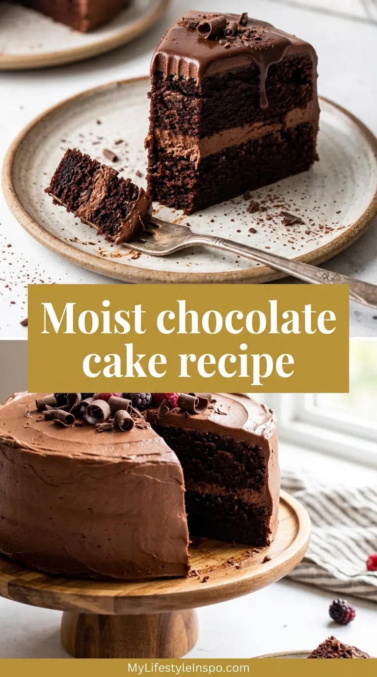 Moist Chocolate Cake Recipe