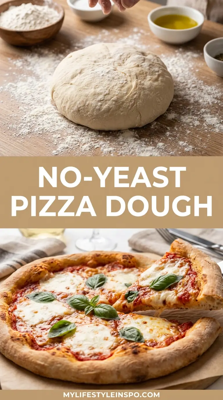 No-Yeast Pizza Dough Recipe