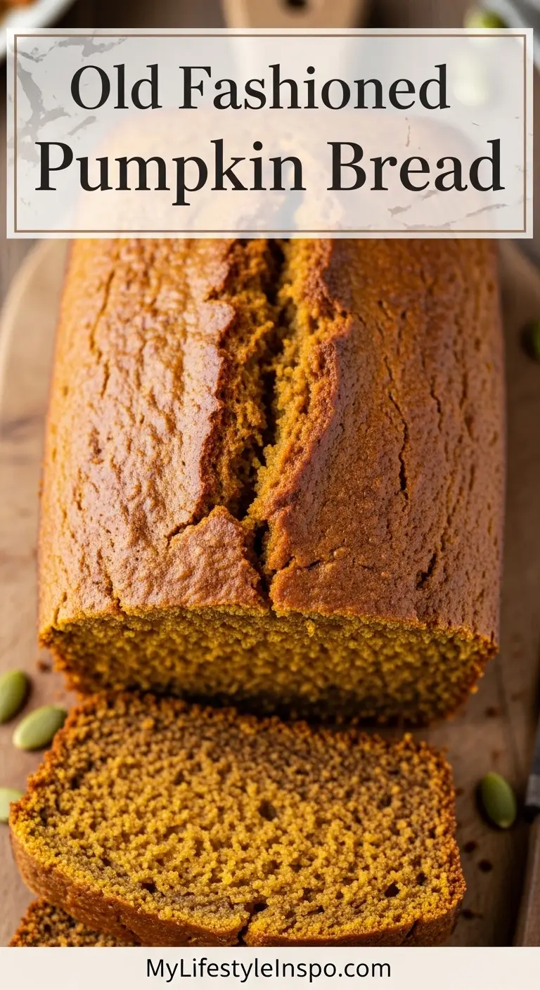 Old Fashioned Pumpkin Bread Recipe
